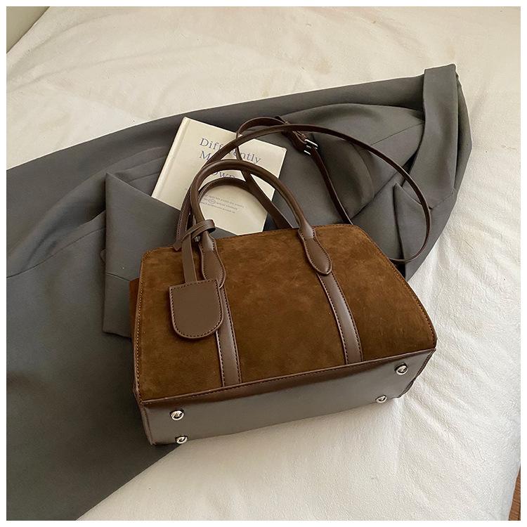 

Модная нишевая наплечная сумка, трендовая, повседневная и простая сумка кроссбоди кофейный