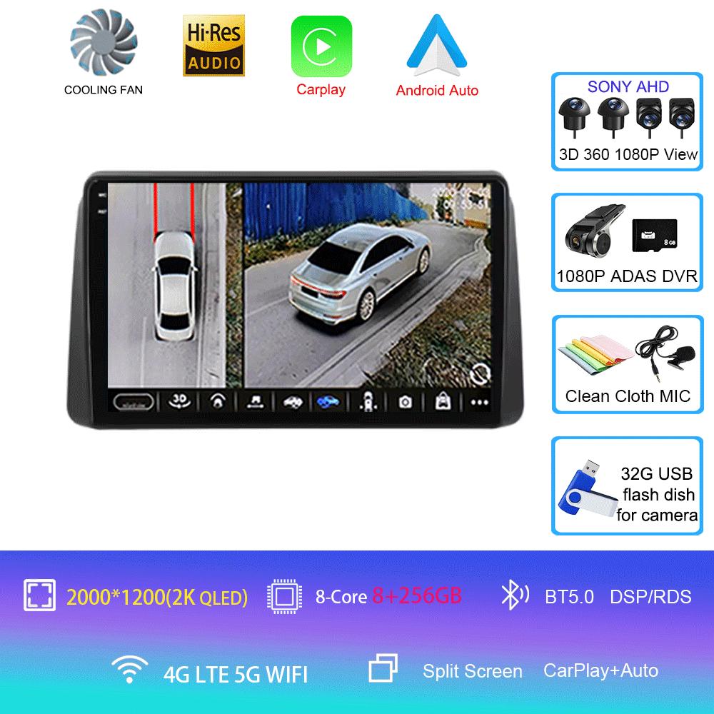 For Chrysler Town&Country 2011-2016 2 Din Android 14 Car Radio Video Player GPS Multimedia Stereo Head Unit Bluetooth5.0