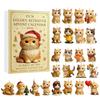 2026 Christmas Advent Calendar Blind Box Pet Series Acrylic Ornament Hanging Decor Tree