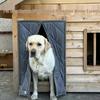 Winter Waterproof & Insulated Pet Door Curtain: Large Dog Kennel & Cat Nest