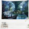 Cartoon Tree Forest Tapestry Wall Hanging Kawayi Bohemian Style Psychedelic Living Room Bedroom Home Decor