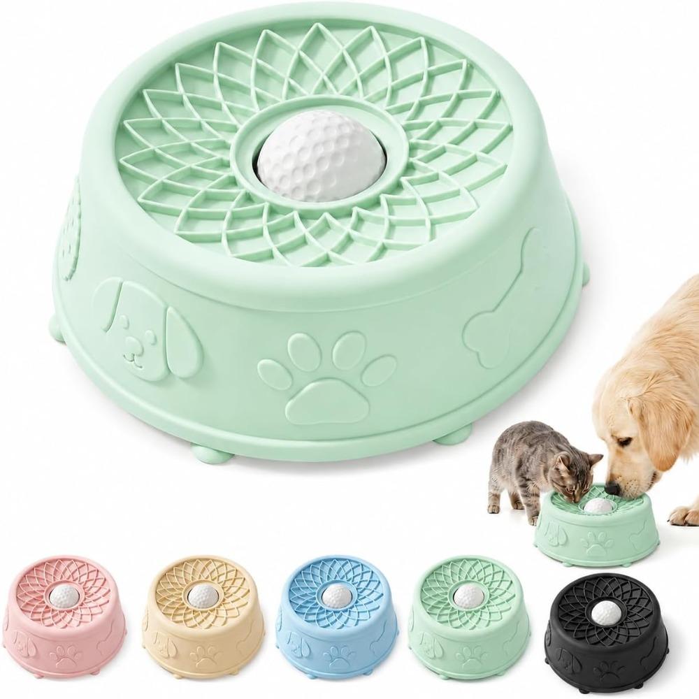 Training Pet Lick Toys Interactive Snack Bowl For Dogs Cats Slow Feeder For Dogs Cats зелёный