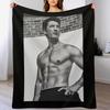 Miles Teller Throw Blanket Outdoor Soft Blanket for Picnic Beach Camping