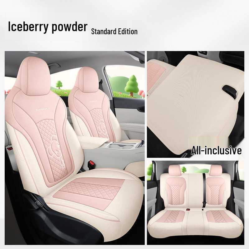 Geely Xingyuan All-Season Linen Seat Covers: Full-Coverage Car Seat Cushions Xingyuan Special 5-Seater Full Coverage
