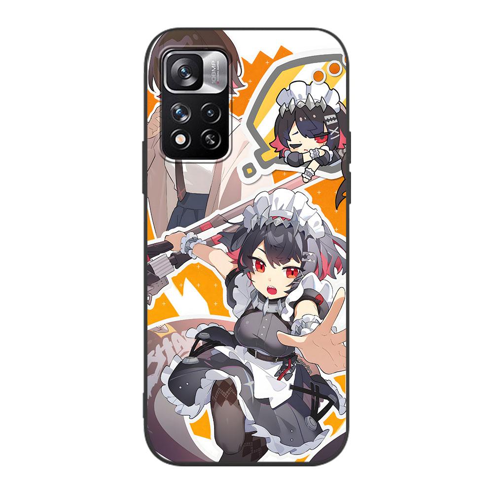 Wise Belle Zenless Zone Zero Case for Xiaomi Redmi 10 10C 9C 9A 9i 9 Prime 9T 12 12C 10A K40 Pro Black Soft TPU Phone Bag Cover