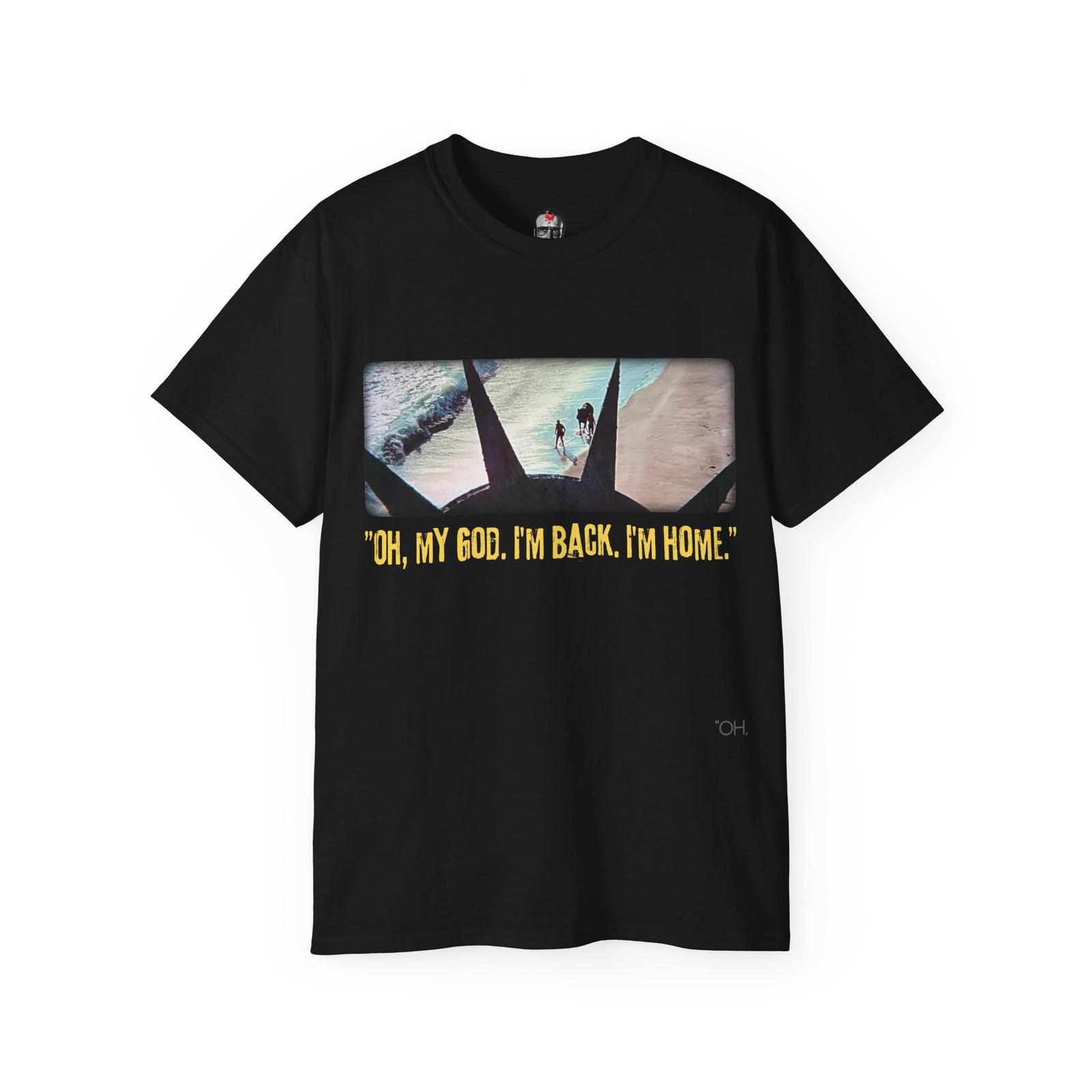 Planet of the apes Statue of Liberty Oh my God Im back Im home T-shirt L