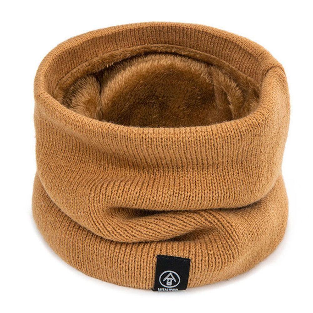 Neck Protection Winter Scarf Solid Color Neck Scarves Soft Neck Warmer Winter