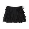 Kaslead New Arrival Women's Fashion Style Fashion Laminated Decoration Shirt Skirt 8372079 8372080