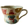 Year Of The Snake Flint Red Pure Hand-Painted Snake Walking Great Luck Tea Cup Gift Set