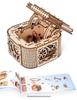 Children's 3D Wooden Perpetual Calendar Puzzle - DIY Mechanical Gear Assembly Model
