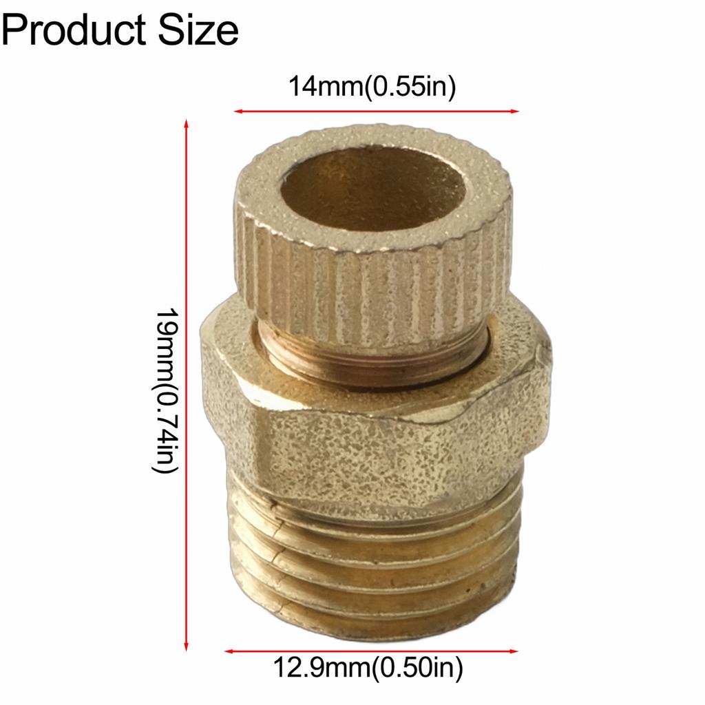 Brass Drain Valve Silent Air Compressor Drain Screw