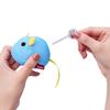 Petio Wild Mouse Cat Toy, Squeak Squeak, NOISY Panic Blue Mouse