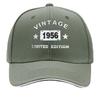 Vintage 1956 Retro Art Hip Hop Hat Fashion Outdoor Sports Sandwich Baseball Cap
