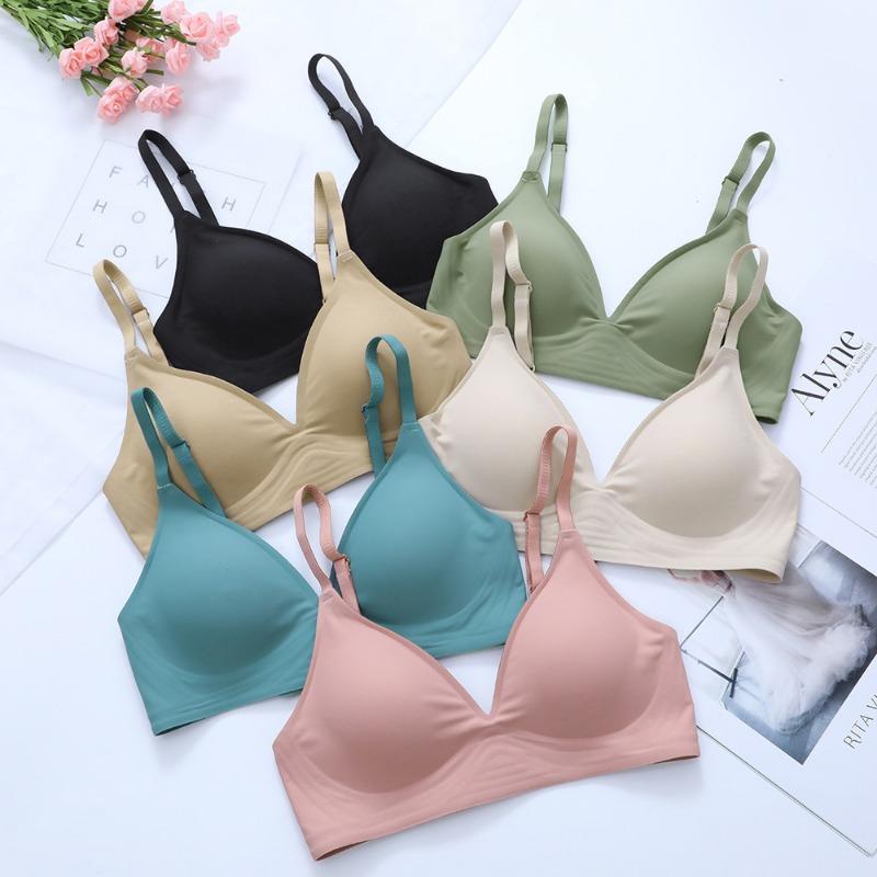 Nahtloser Unsichtbarer Trägerloser BH für Damen Weiche Gelee-Stütze Hebend Sammelnd Komfort Bare Feel Intimates für Kleine Oberweite