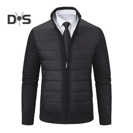 

Мужской свитер, пальто с карманами, утолщенная трикотажная свободная застежка-молния, плюшевая, с длинными рукавами, воротником-стойкой, с лоскутным узором, утепленная куртка на осень-зиму XL