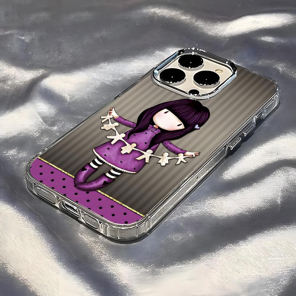 

Japan SantoroS GorjussS Phone Case For IPhone 17 Pro Max 16 15 14 Pro Max IPhone 13 Pro Max 11 Plus Transparent Cover iPhone 15