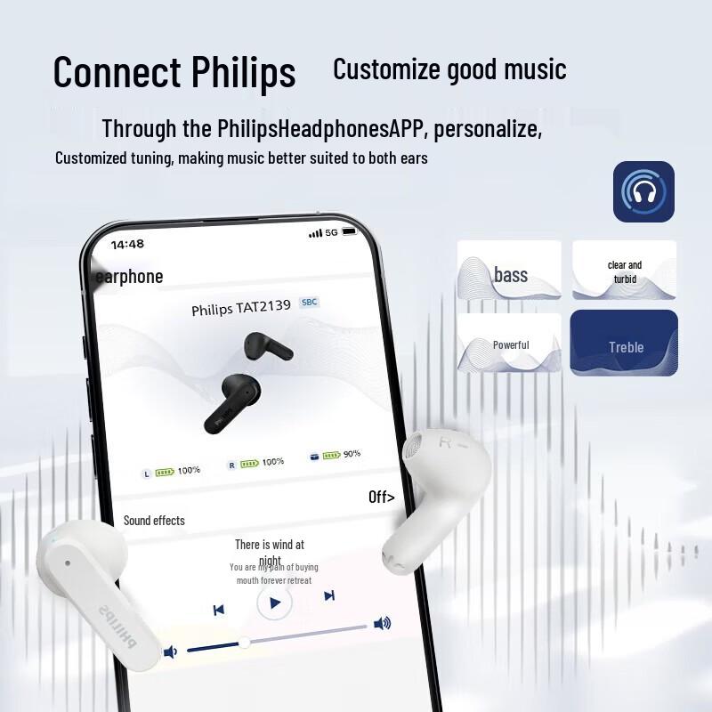 Philips TAT2139 True Wireless Earbuds