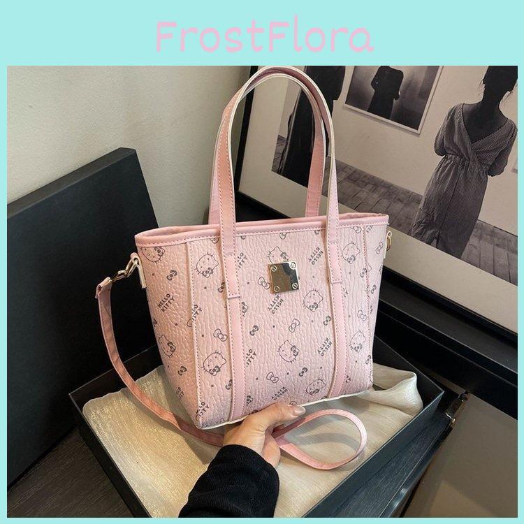 Cartoon Crossbody Print Bag Sweet Versatile Handbag For Outings Girl