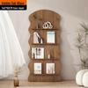 Nordic Floor-Standing Bookshelf: Multi-Layer Wall Storage Rack for Magazines and Picture Books