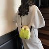 Contrasting color avocado spring and summer bag women's new trendy fashion casual messenger shell bag versatile backpack