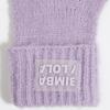BIMBA Y LOLA [23FW] BIMBA Y LOLA Lilac Knit Gloves B236AIG021VOB