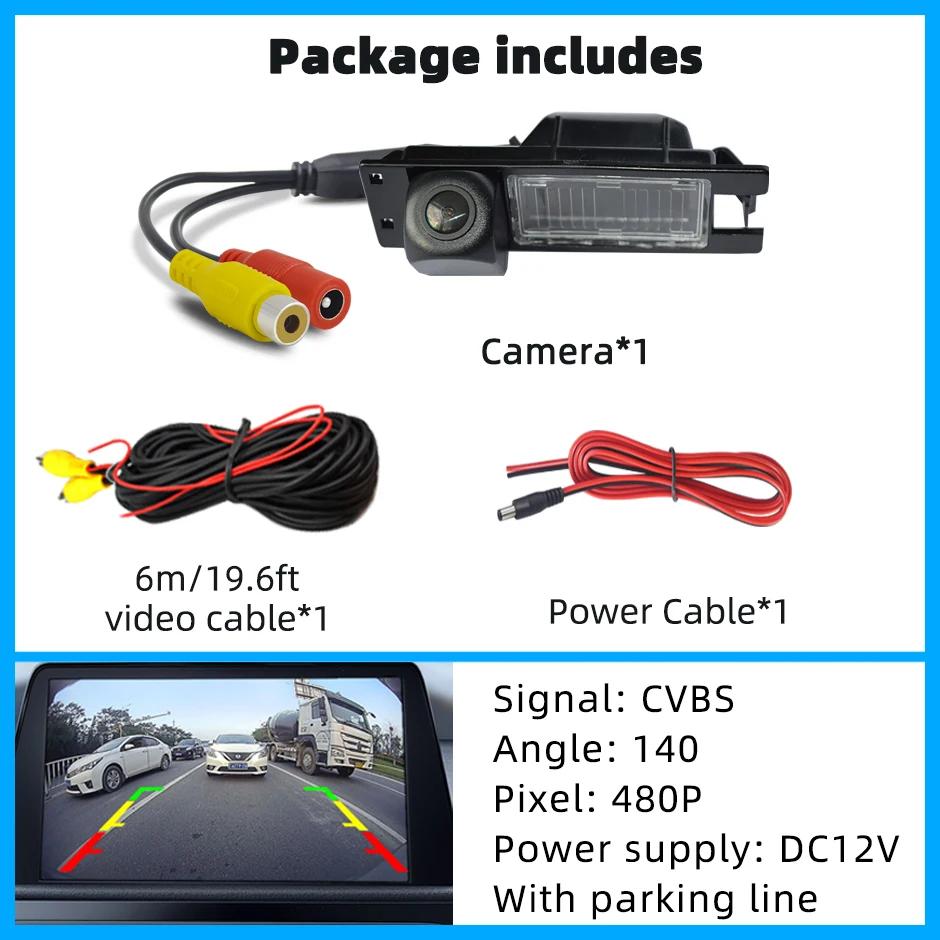 

Assist System Rear View Reverse Backup Camera AHD CVBS 720P/1080P for Opel Astra H J Corsa D Meriva A Vectra C Zafira Insignia