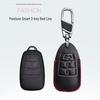Genuine Leather Key Cover for 2019 Benteng X80 Car - Men's Key Bag with Buckle