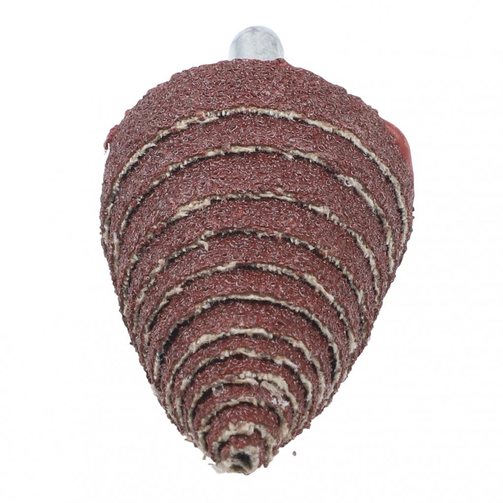 Cone Flap Wheel Sanding Head Electrostatic Sand Coating