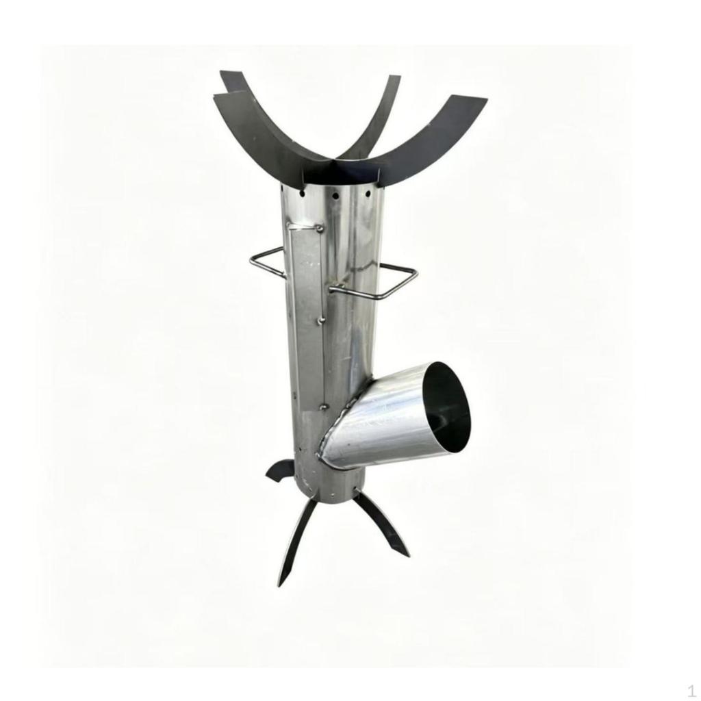Portable Folding Camping Cooker Side Propellant Feed Leg Curved Pot Support