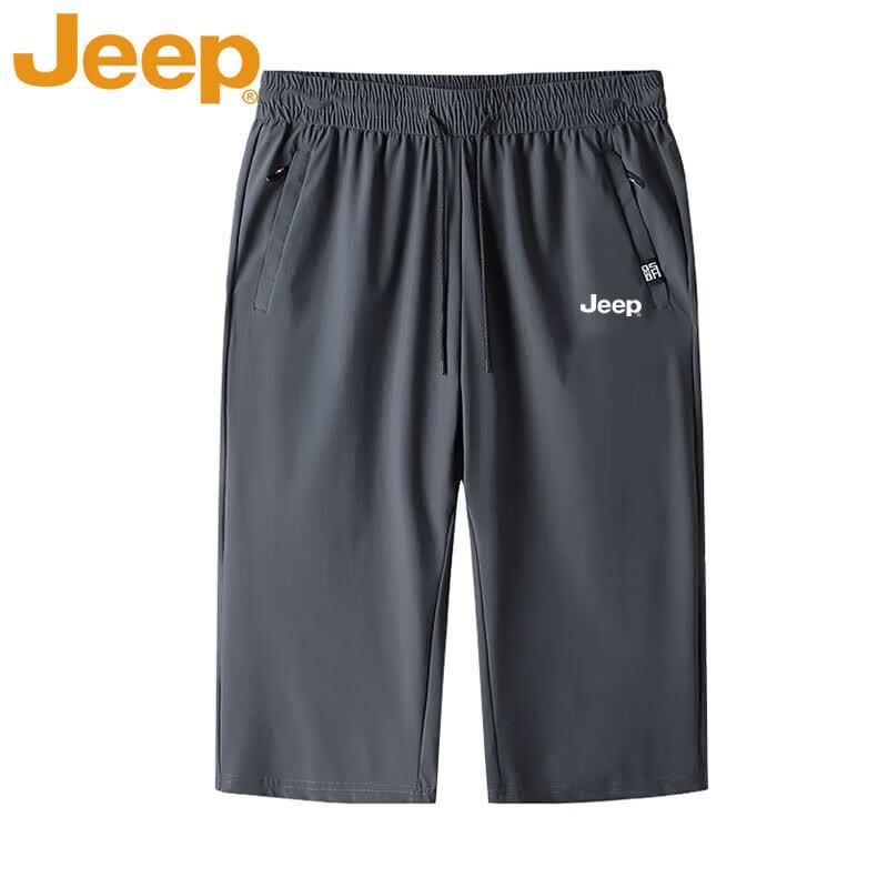 

JEEP Men s Summer Casual Sports Straight-Leg Loose Shorts XL