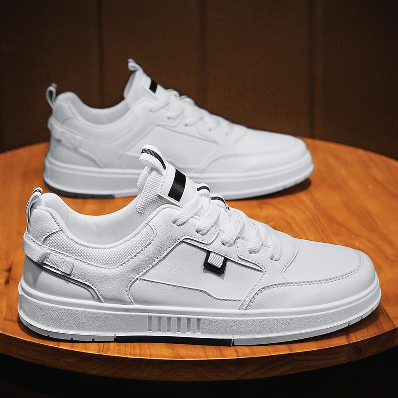 2024 Módní Pánské Tenisky Bílé Tenisky Sportovní Obuv Ležérní Ploché Boty Vysoká Kvalita Pánská Obuv Zapatos Deportivos Velikost 39-44