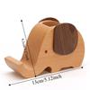 Wooden Craft Wooden Elephant Desk Organizer Creative Design Desktop Storage Box  Study