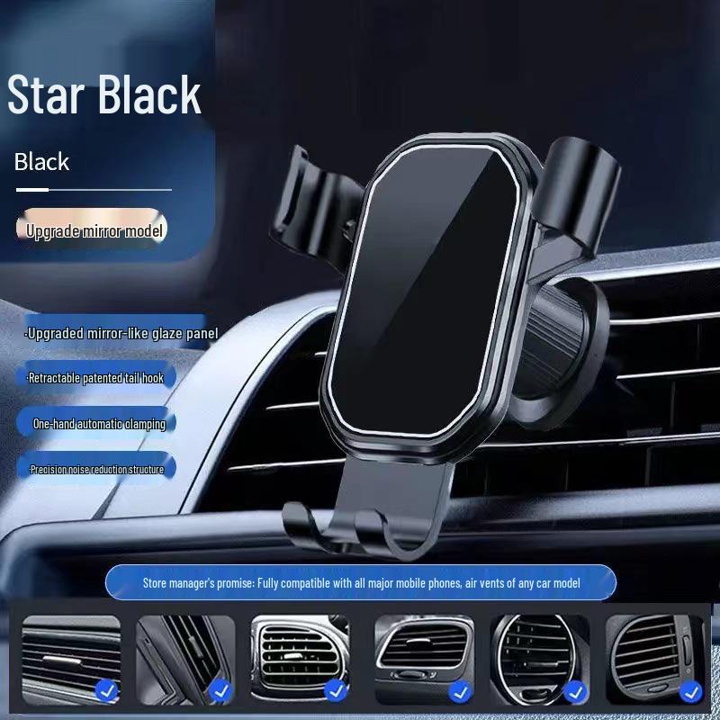 Car Air Vent Phone Holder: Inclined/Vertical Gravity Support Bracket