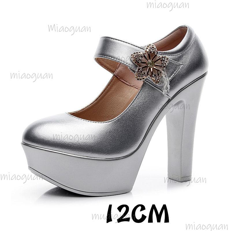 Women s Platform Mary Jane Shoes Round Toe Ankle Strap High Heel Pumps Rhinestone Flower Beaded Elegant Women Shoes Fashion 34 4500₽