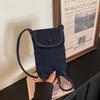 Street Style Denim Crossbody Tasche Y2K Handy-Portemonnaie Modische Canvas Tasche Damen & Herren