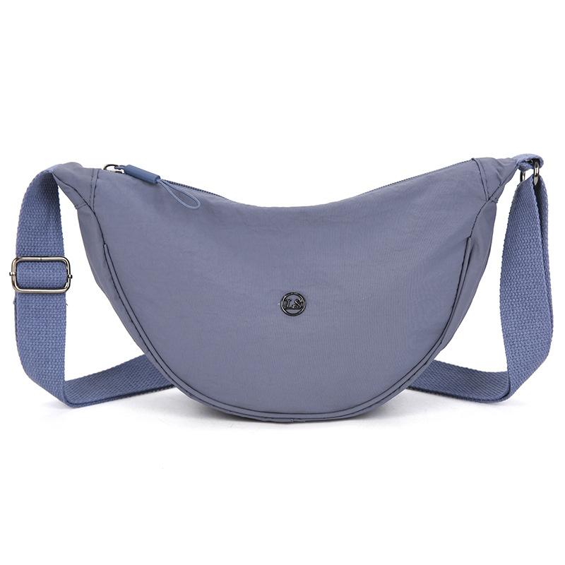 High value nylon messenger bag women's new casual versatile dumpling bag light fashion commuter shoulder cloth bag