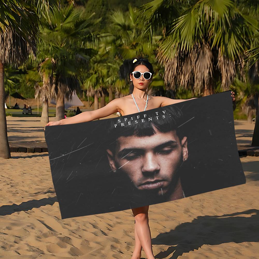 Rapper A-Anuel AA Microfiber Printed Beach Towel Mountain Climbing Yoga Beach Swimming Running Absorbent Soft Towel