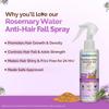Mamaearth Rosemary Water Anti-Hair Fall Spray With Methi Dana For Stronger Denser Hair 200 ml With 24H Frizz Control Smooth Shine