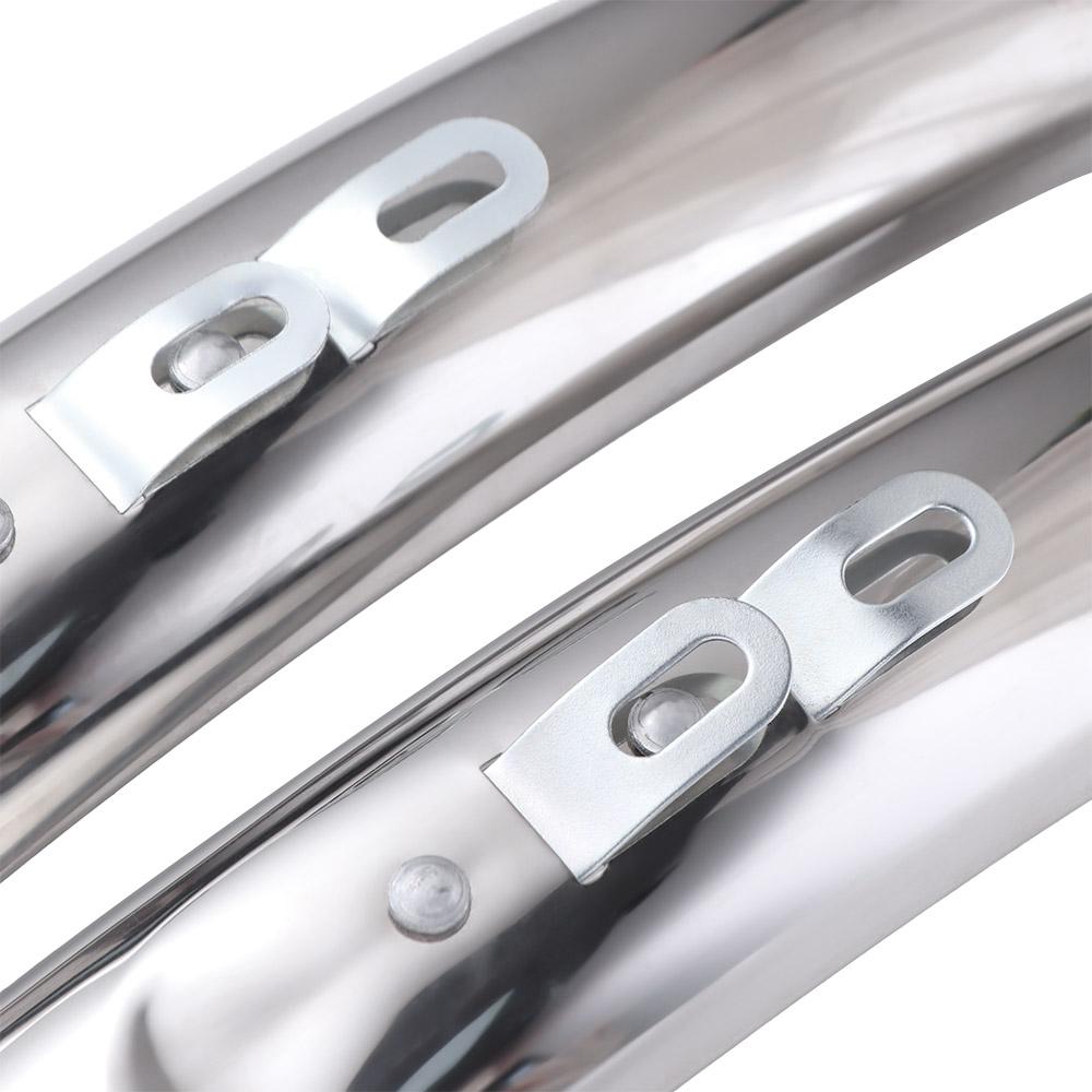 Dustproof Bike Front Rear Fenders Stainless Steel Road Bicycle Fender Mountain Road Bike