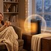 Fast Heating Electric Heater Oscillation Function Portable Heater Portable PTC Heater  Bedroom Use