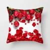 Față de pernă cu imprimeu floral Living Acasă Canapă Ornamente decorative Dormitor Noptieră Husă de pernă x