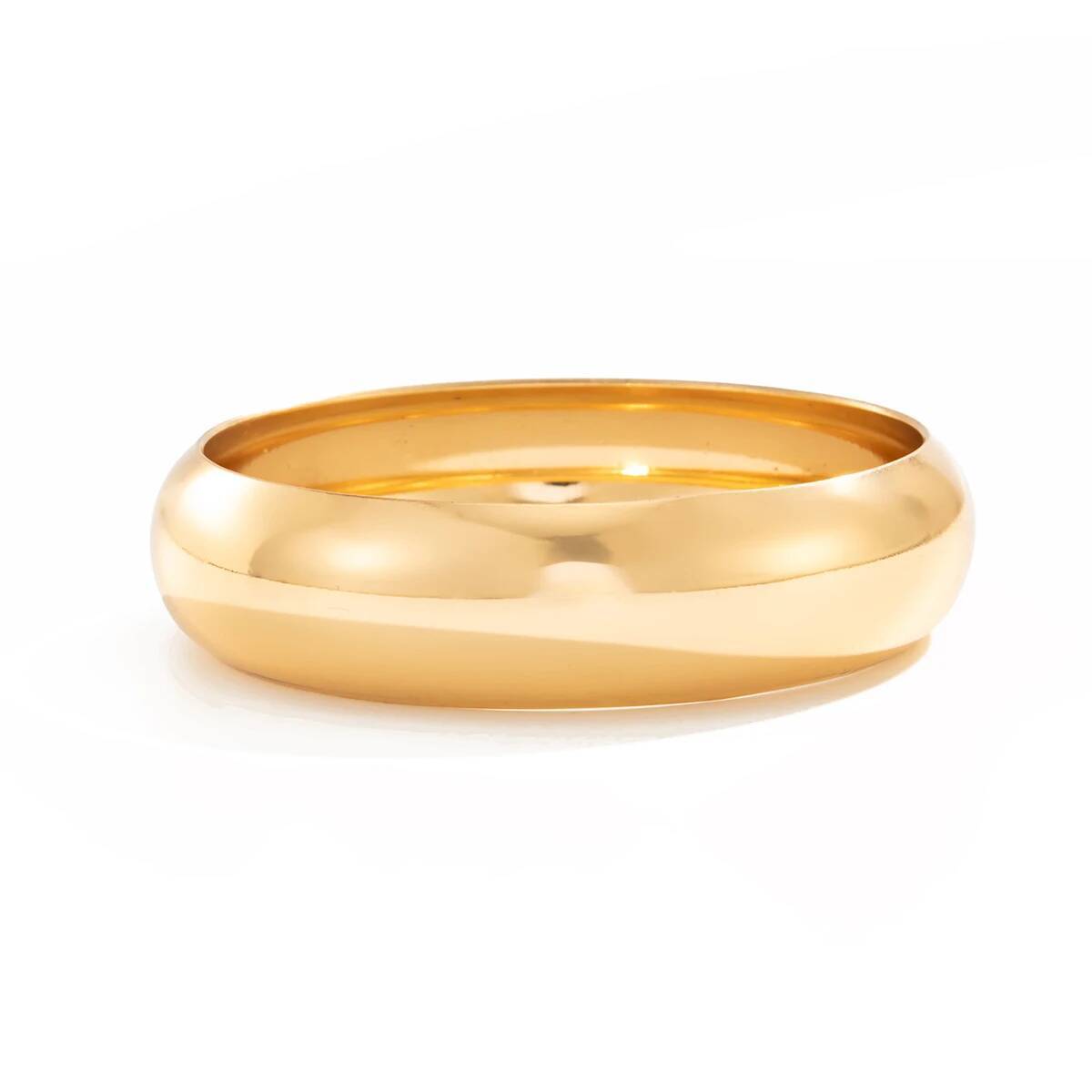

SHIXIN Hip Hop Smooth Surface Irregular Wide Bracelet for Women Trendy Stackable Gold Color Opening Spring Bangle Party Jewelry