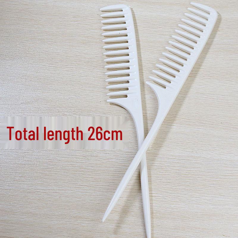Steel Pin Tail Comb for Hair Dyeing, Styling, Teasing, Sectioning, and Wide-Tooth Combing