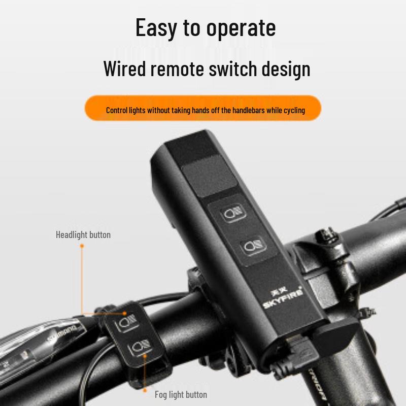 SkyFire Smart Sensing Bicycle Front and Tail Light Kit