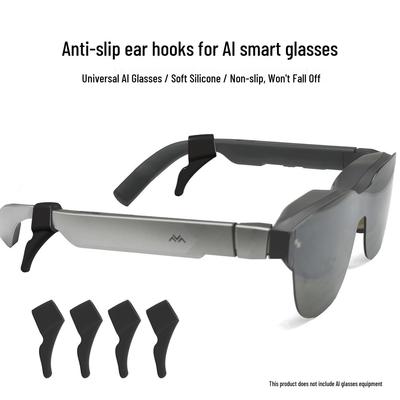Thunderbird Air4 Silicone Ear Hook for Xreal OnePro Smart AI Glasses Compatible with Meta Leqi