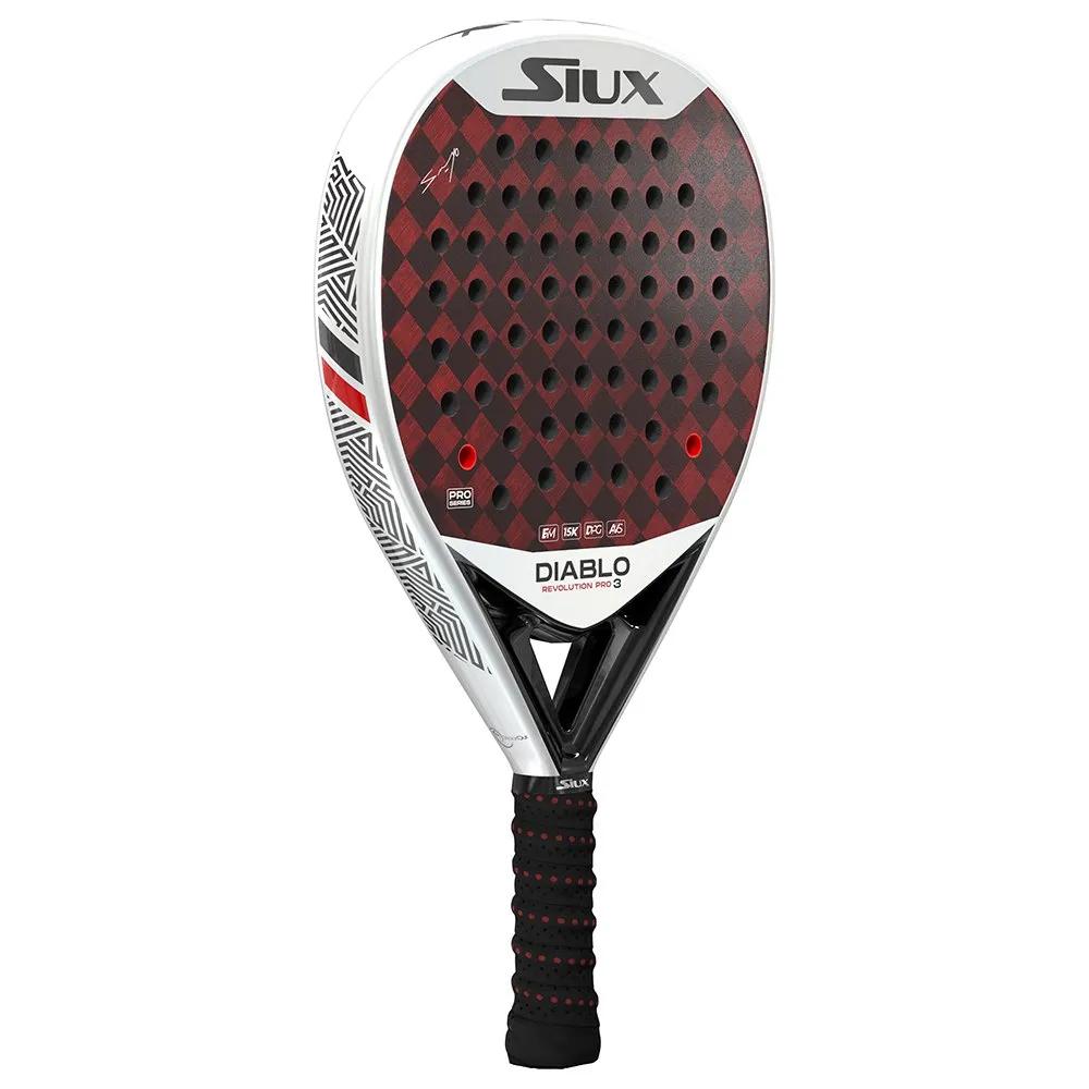 Siux Diablo Revolution Pro 3 Padel Racket 15K Carbon 355-375g Red