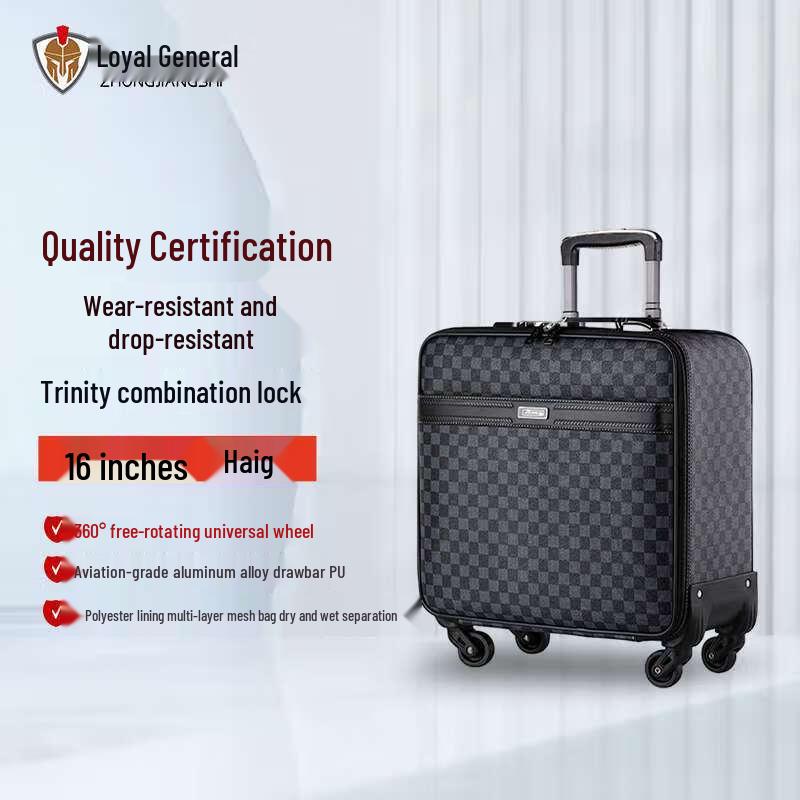 Portable Unisex Carry-on Spinner Luggage 16 inch