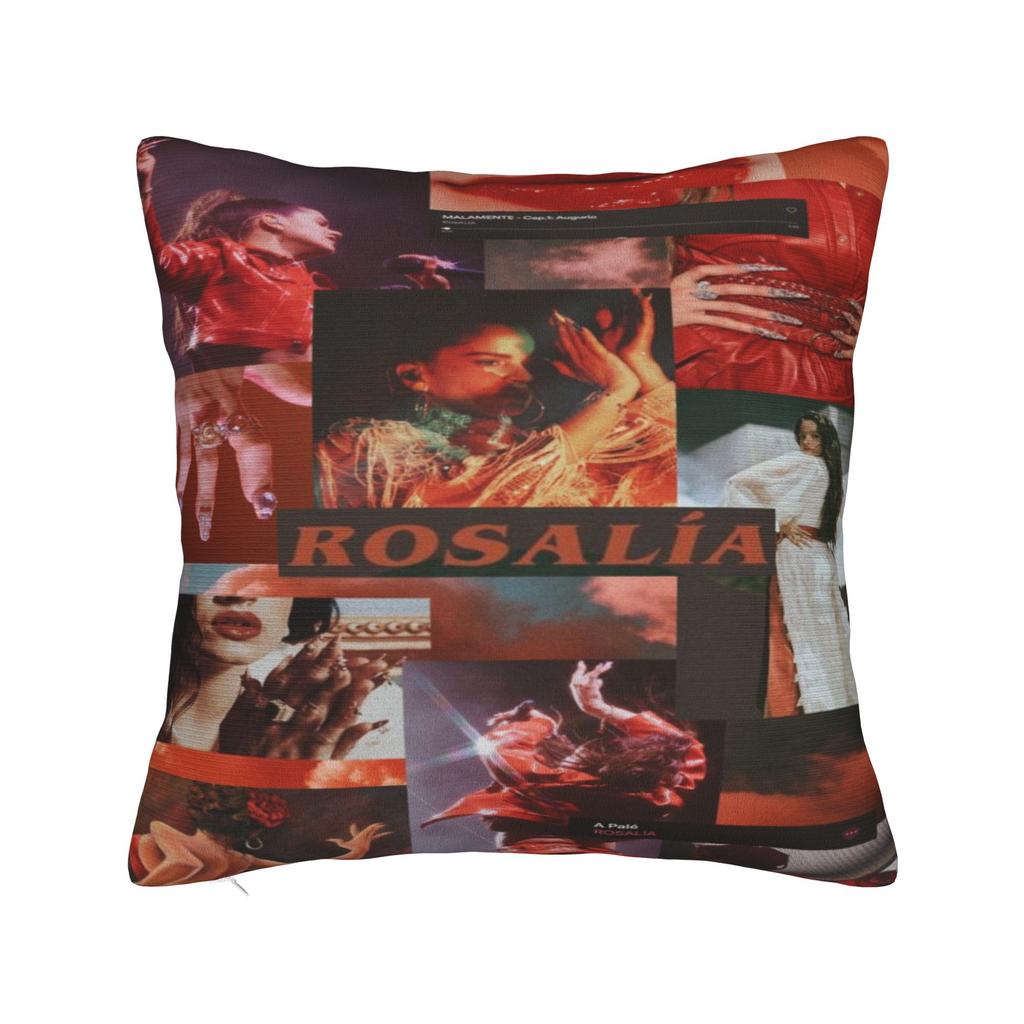 Rosalia Singer Pillowcases Merch Printed Cushion Cover  Pillow Covers Home Decorations Zippered Multi Size