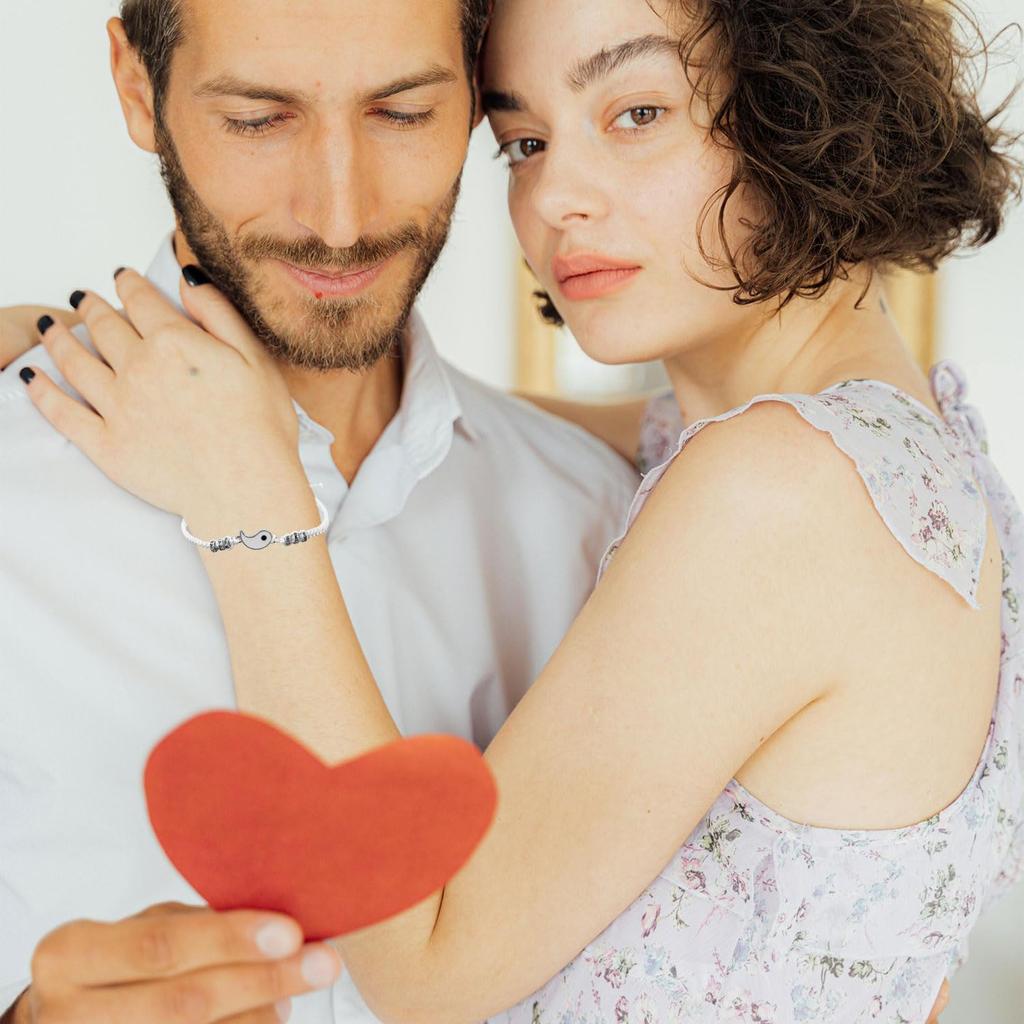 Relationship Friendship Gift Bracelet 1pcs Best Friends Couples Bracelets for Women Men Matching Bracelet Promise Bracelet