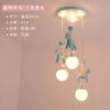 Children's Room LED Ceiling Lights Nordic Bedroom Lamps and Lanterns Modern Cartoon Resin Unicorn Kids Lighting LED Decoration